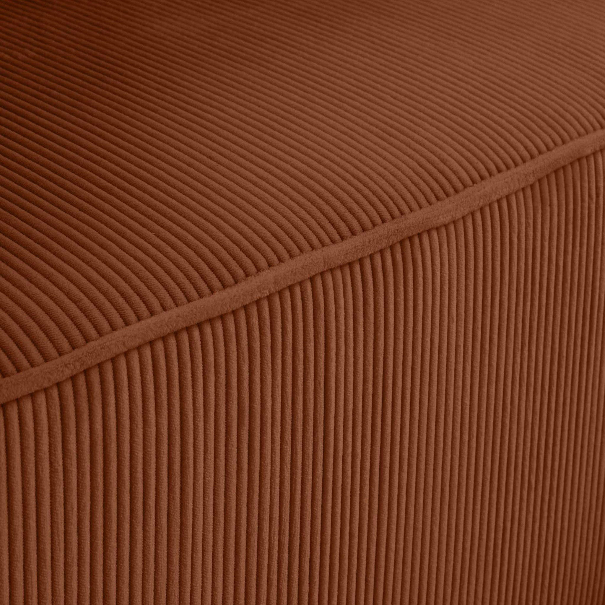 Voir la diapositive 6 : BEST MOBILIER Saphir - canapé d'angle réversible 4 places - convertible avec coffre - en velours côtelé