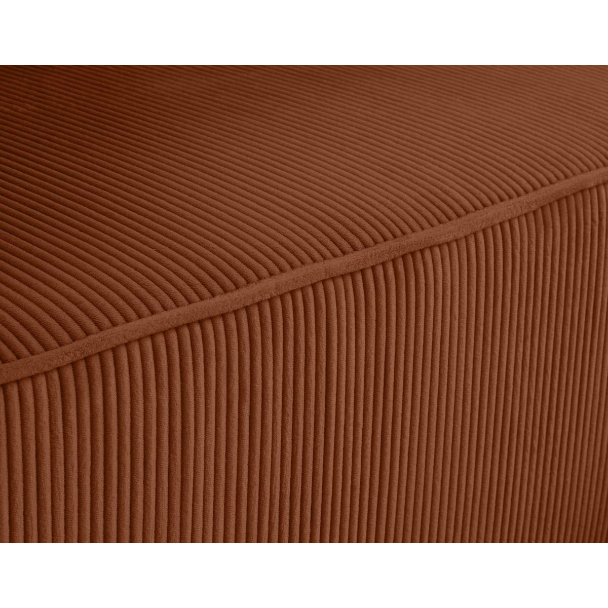 BEST MOBILIER Saphir - canapé d'angle réversible 4 places - convertible avec coffre - en velours côtelé