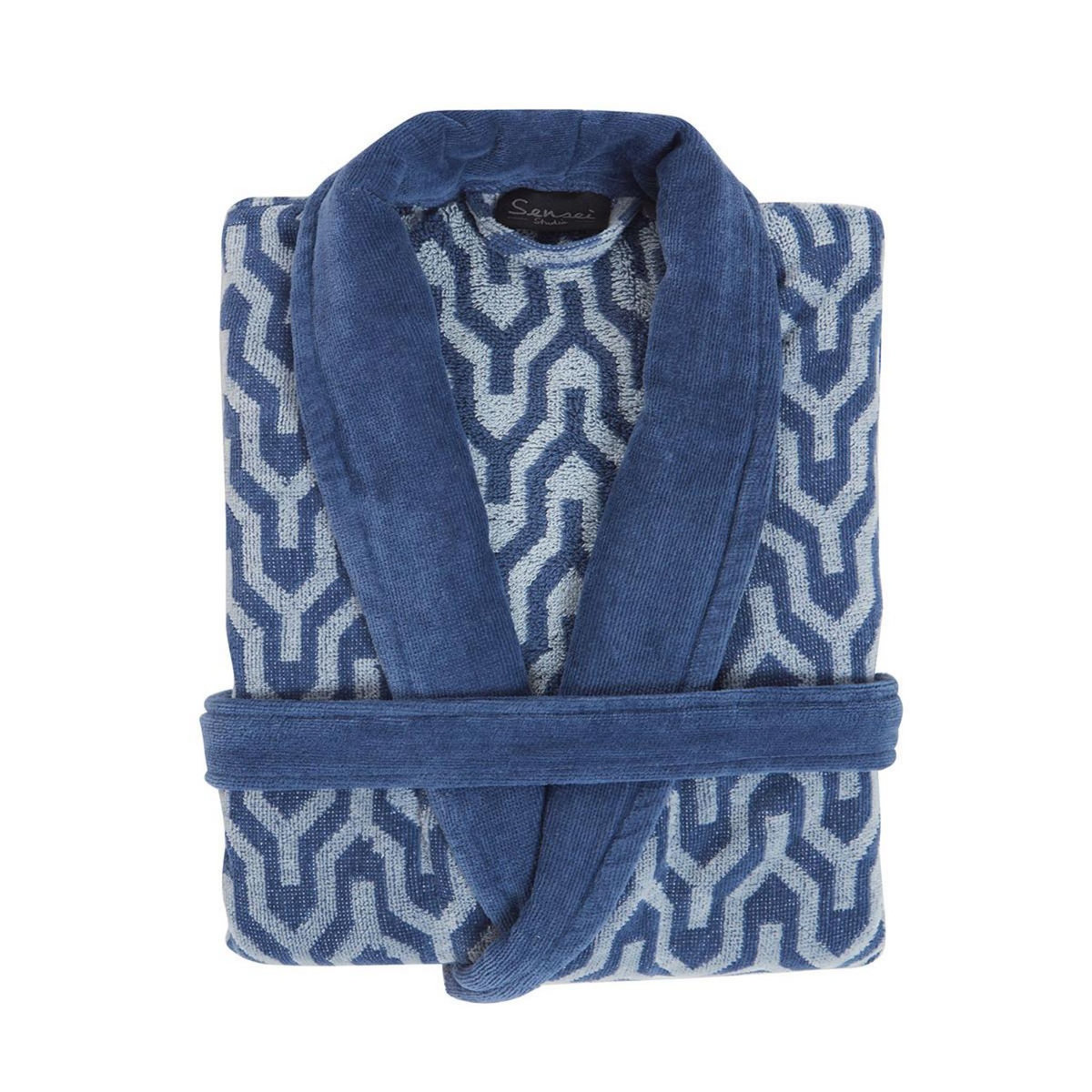 Sensei Maison Peignoir col châle velours LOKKEN