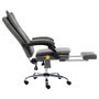Voir la diapositive 5 : VIDAXL Chaise de bureau de massage Anthracite Similicuir