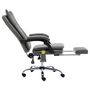 Voir la diapositive 5 : VIDAXL Chaise de bureau de massage Anthracite Similicuir