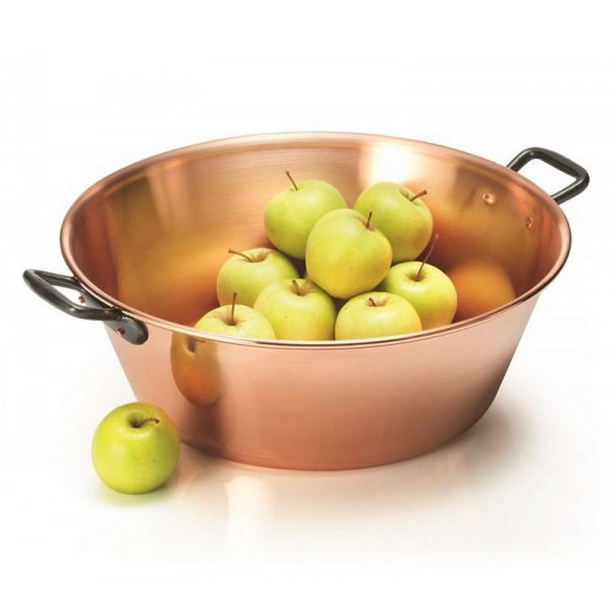 Voir la diapositive 2 : NATURE & SAVEURS Bassine à confiture cuivre 9l - 207050b