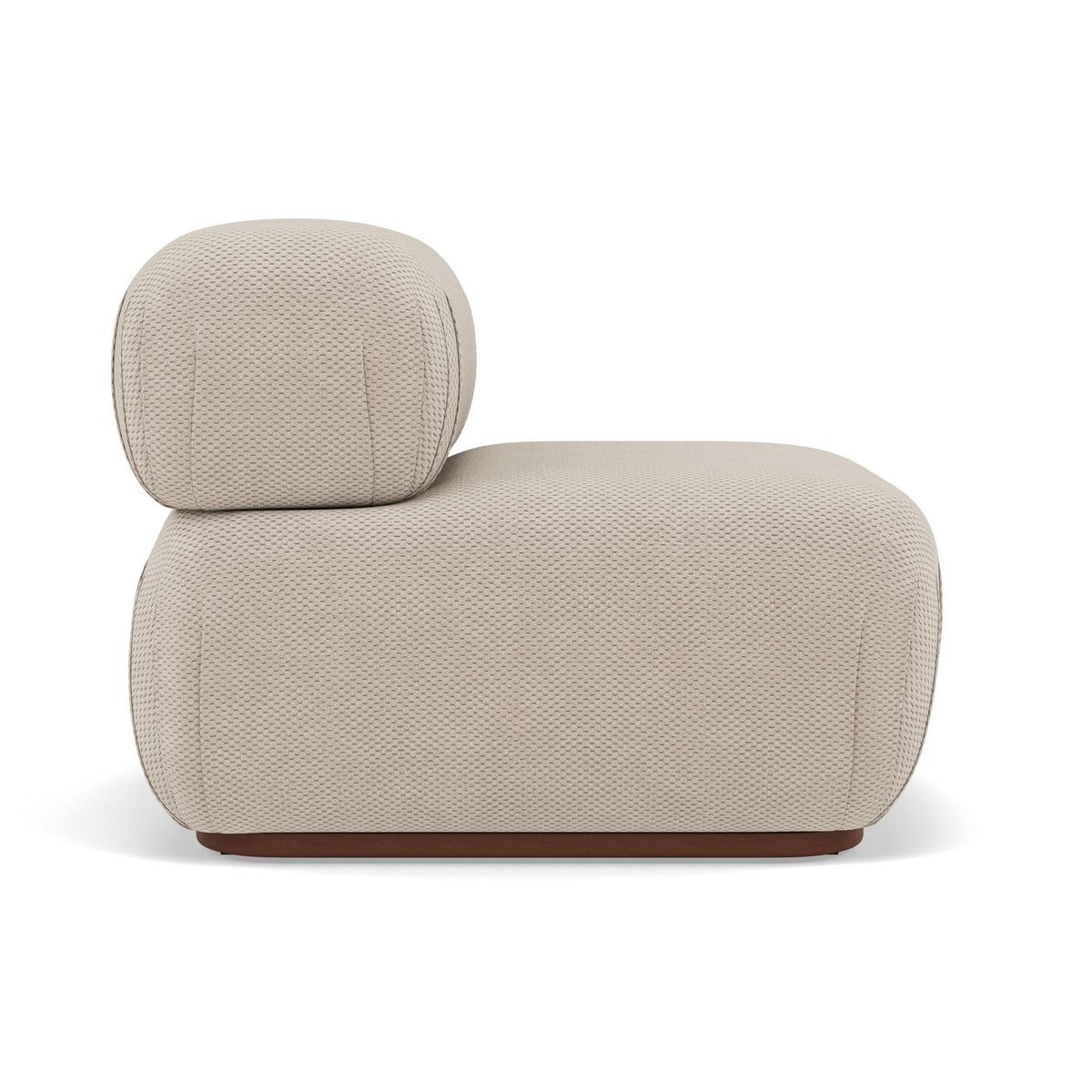 LISA DESIGN Penelope - module d'assise en velours texturé