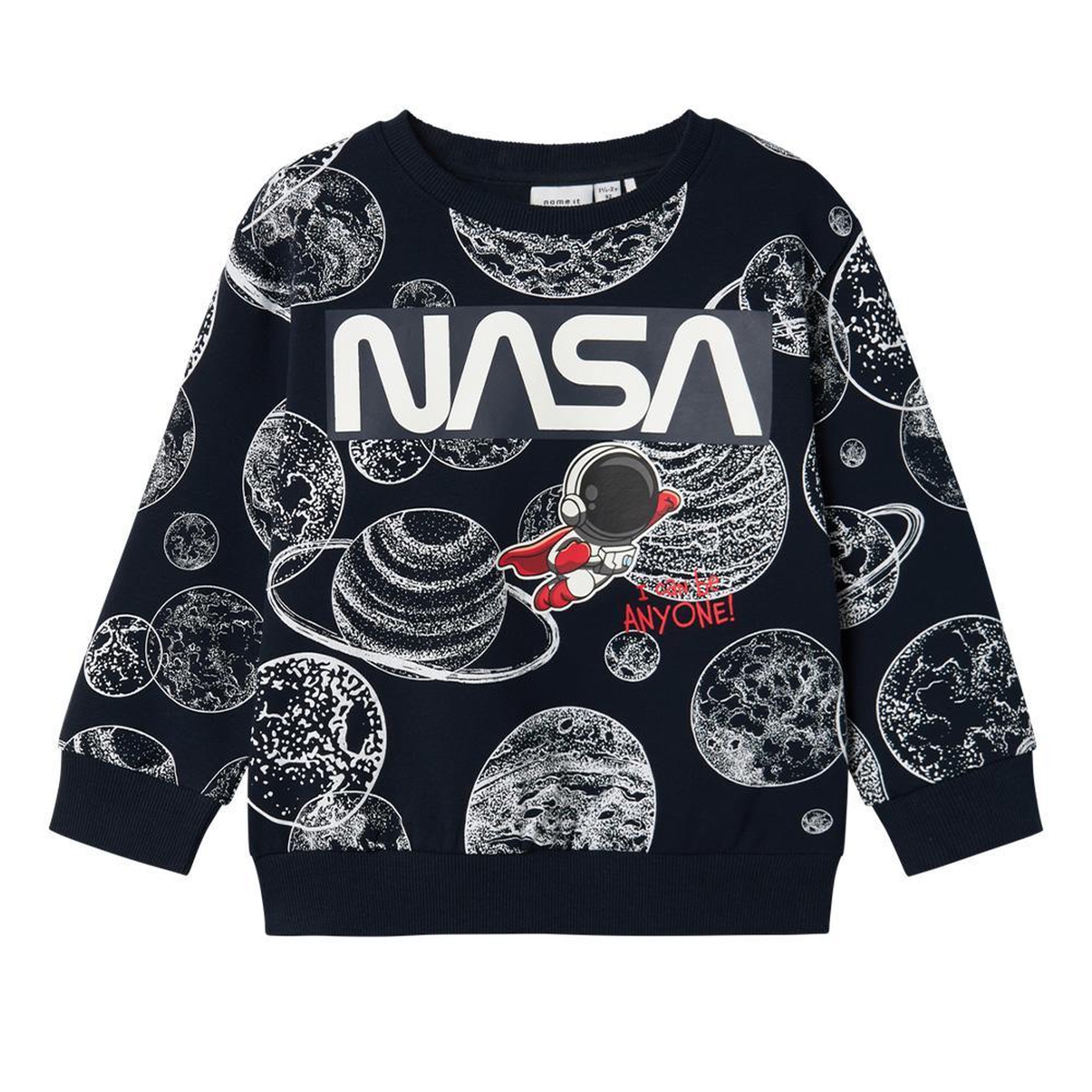 NAME IT Sweat Marine Garçon Name it Daim Nasa. Coloris disponibles : Bleu