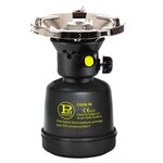 Proweltek Rechaud à gaz piezo 1300W Coque Acier Réchaud gaz Camping pour cartouche gaz 190g COOK60P