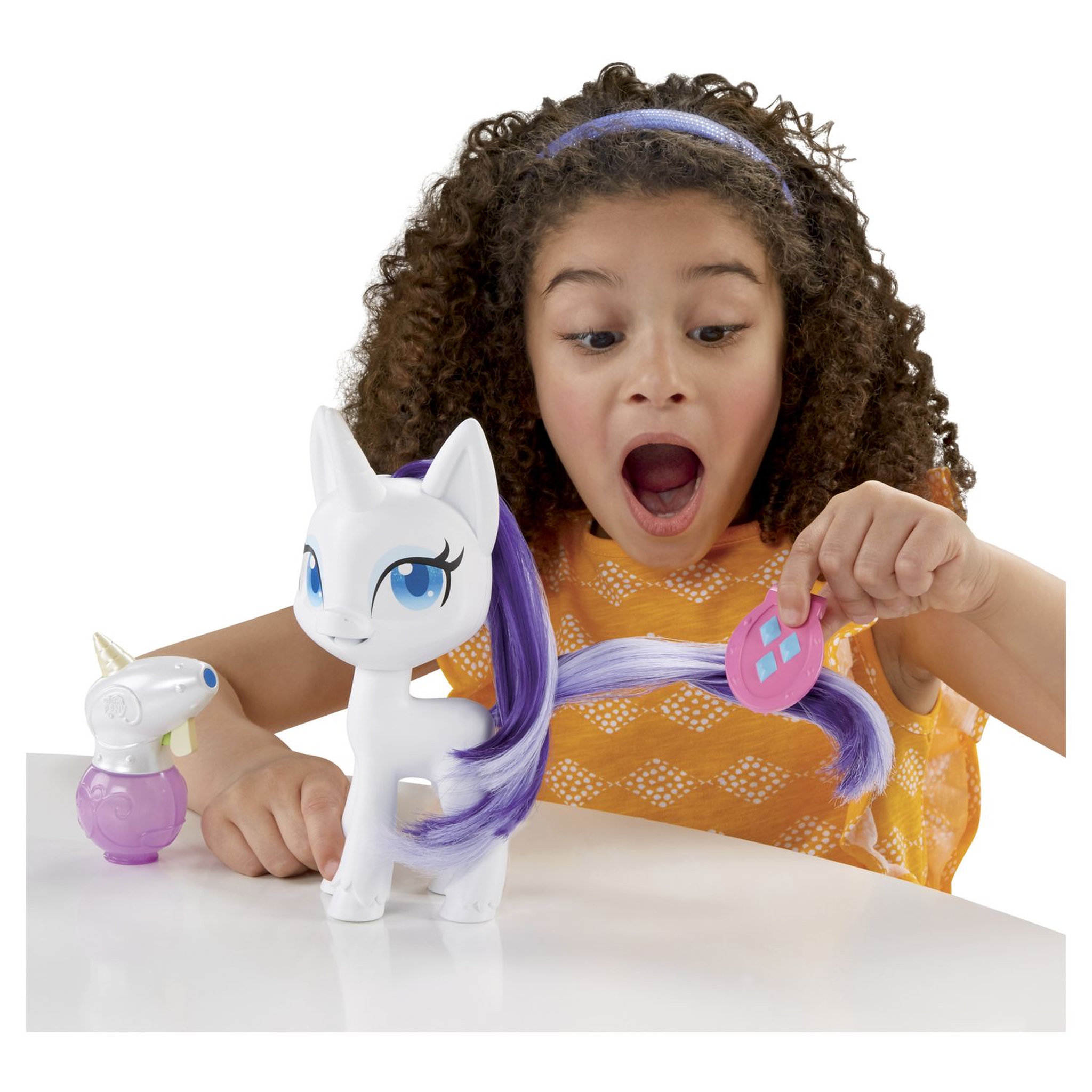 Voir la diapositive 3 : HASBRO Rarity Crinière Magique 16,5 cm My little pony