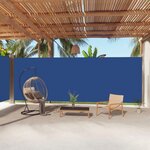 VIDAXL Auvent lateral retractable Bleu 220x1000 cm