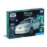 NEW BORN BABY Clementoni - Coffret de construction Fiat 500 électrique - Application dispoonible - Fabriqué en Italie