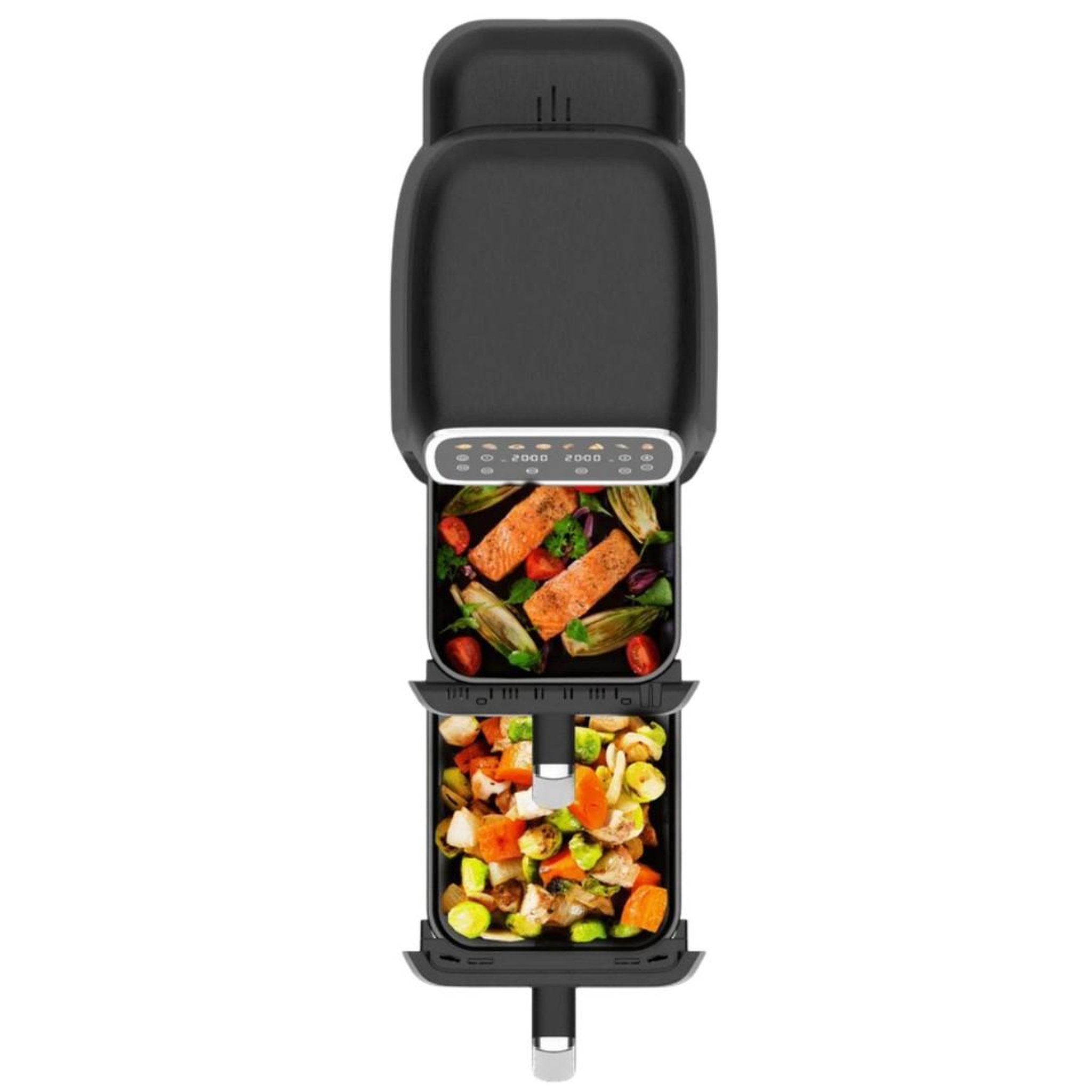 Voir la diapositive 4 : Fagor Friteuse sans huile 2x4l 2600w noir - fg7503
