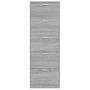 Voir la diapositive 6 : VIDAXL Armoire à chaussures Sonoma gris 59x17x169 cm Bois d ingénierie