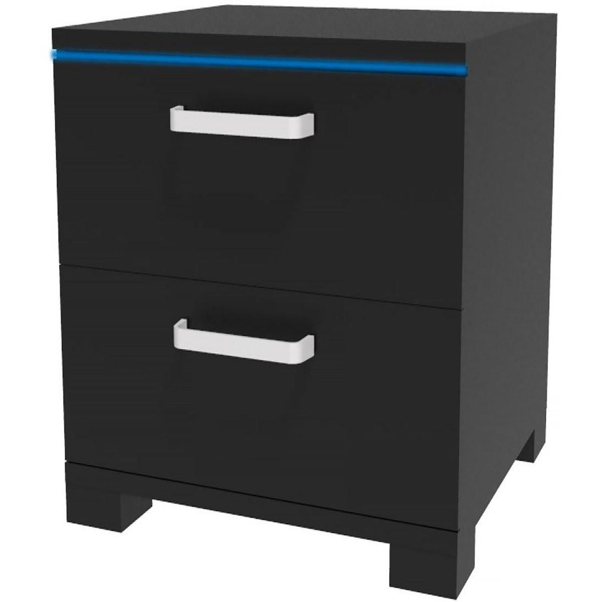 Habitat et Jardin Chevet led  karina  - 41 x 38 x 41.5 cm - noir