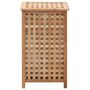 Voir la diapositive 3 : VIDAXL Coffre a linge 39 x 39 x 65 cm Bois de noyer massif