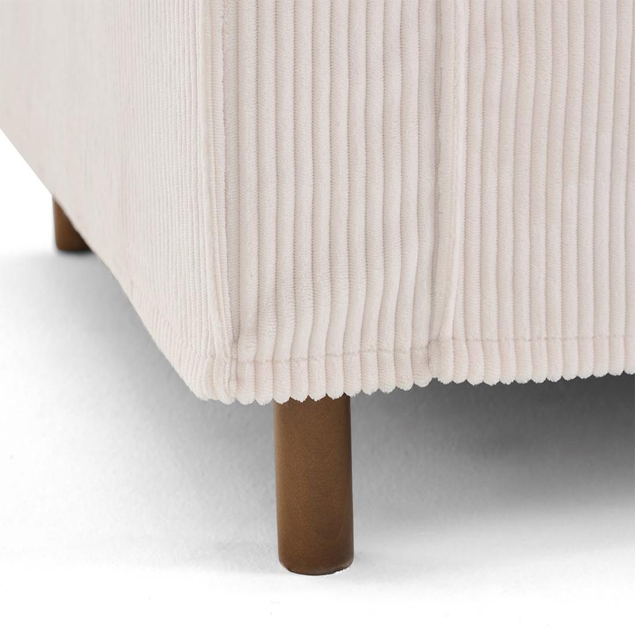 Voir la diapositive 2 : LISA DESIGN Jake - canapé déhoussable d'angle droit 5 places en velours côtelé