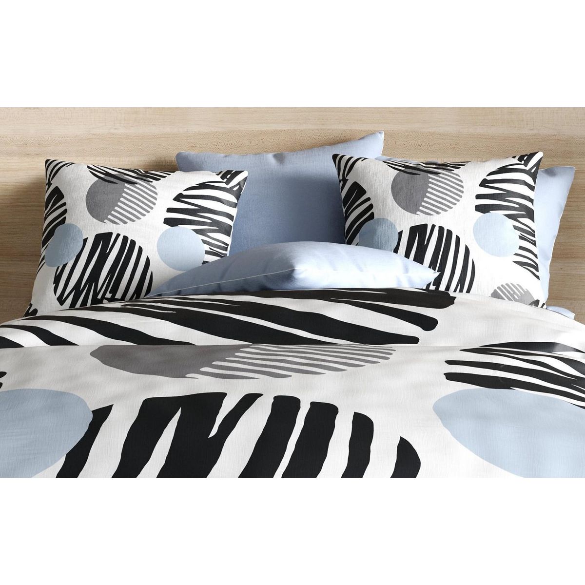 Les Ateliers du Linge Parure housse de couette 100%polyester 60gsm, cerclus