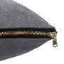 Voir la diapositive 3 : ATMOSPHERA Coussin Déco Carré  Zipper  40x40cm Gris