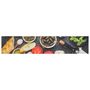 Voir la diapositive 2 : VIDAXL Tapis de cuisine lavable impression vin dîner 60x300 cm velours