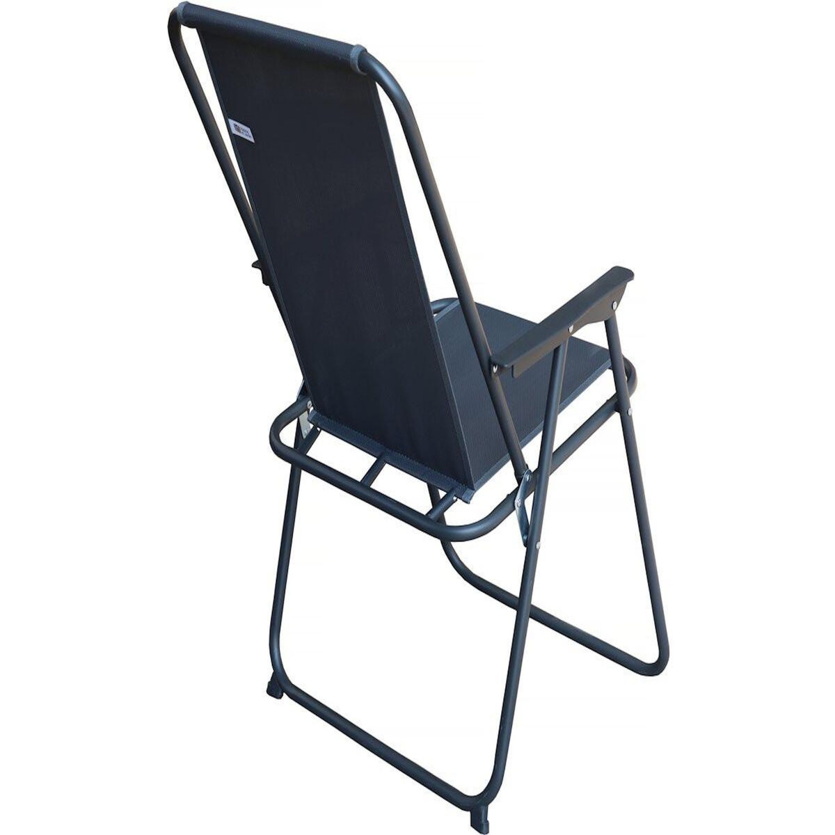 Habitat et Jardin Table et chaises de jardin avec parasol en métal  Convivia  - 4 places - Gris anthracite