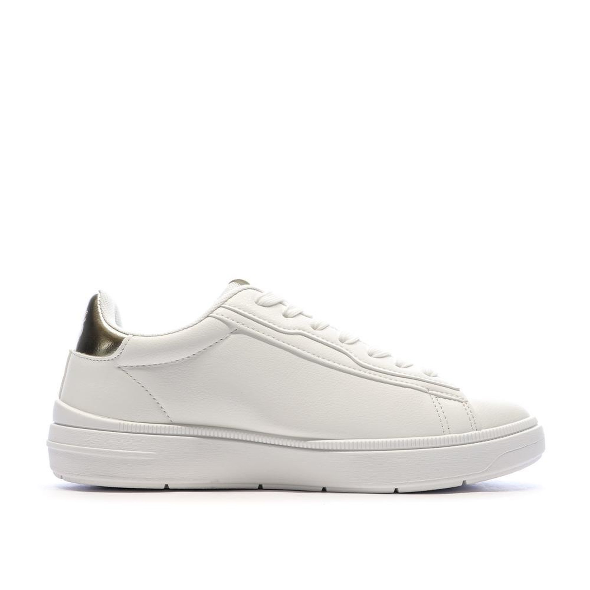 Voir la diapositive 2 : U.S. Polo Assn. Baskets Blanches/Grises Homme US Polo ASSN For Everyday