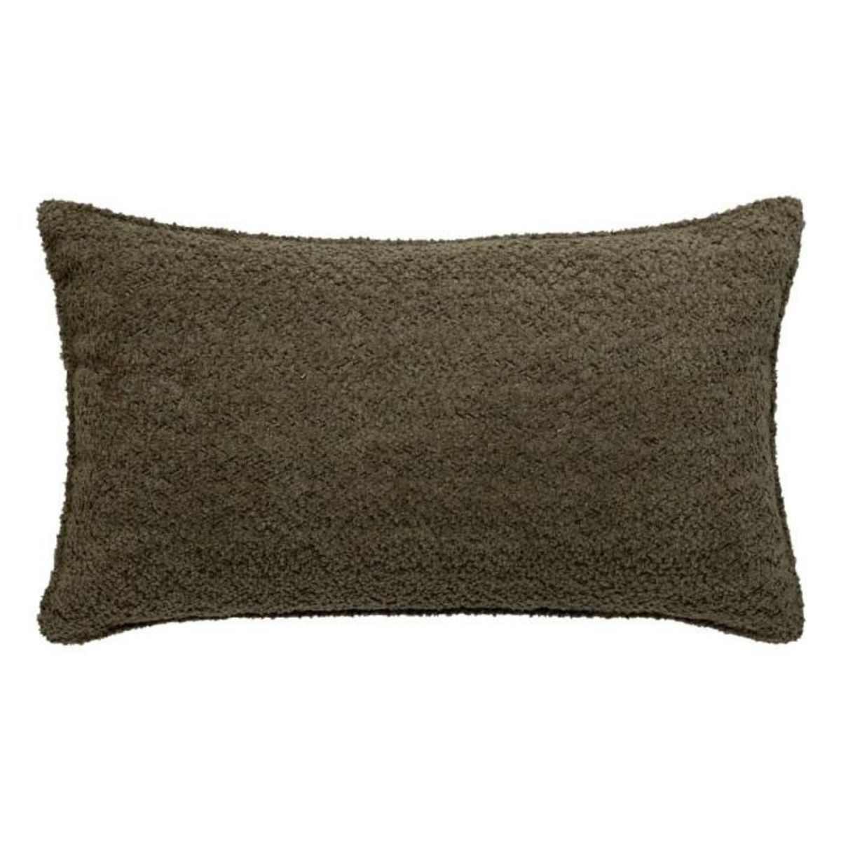 ATMOSPHERA Coussin Déco Bouclette  Soana  30x50cm Kaki