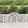 Voir la diapositive 1 : VIDAXL Paniers a gabions arques 13 pcs 200x30x80/100 cm Fer galvanise