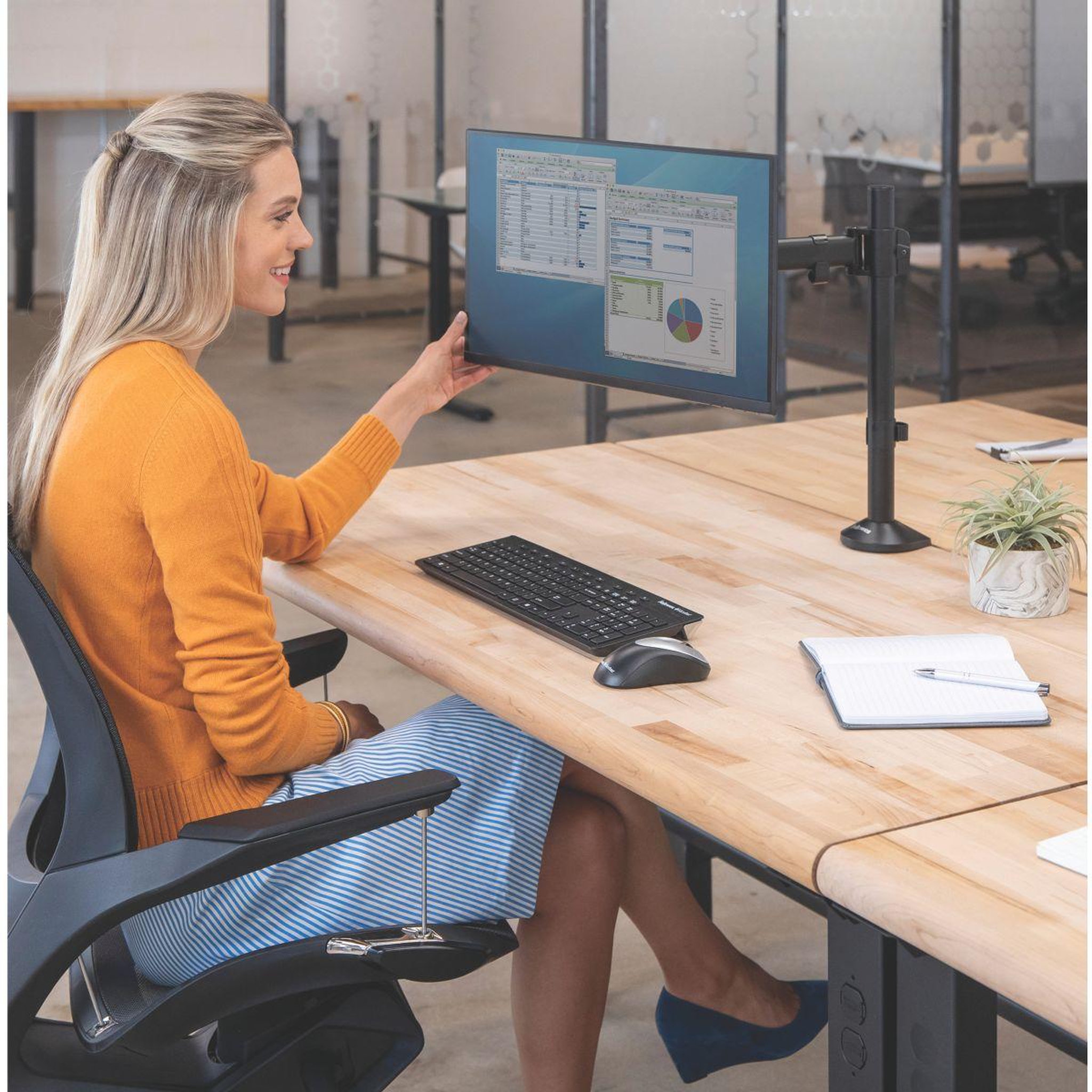 Voir la diapositive 3 : Fellowes Support écran pc support reflex simple