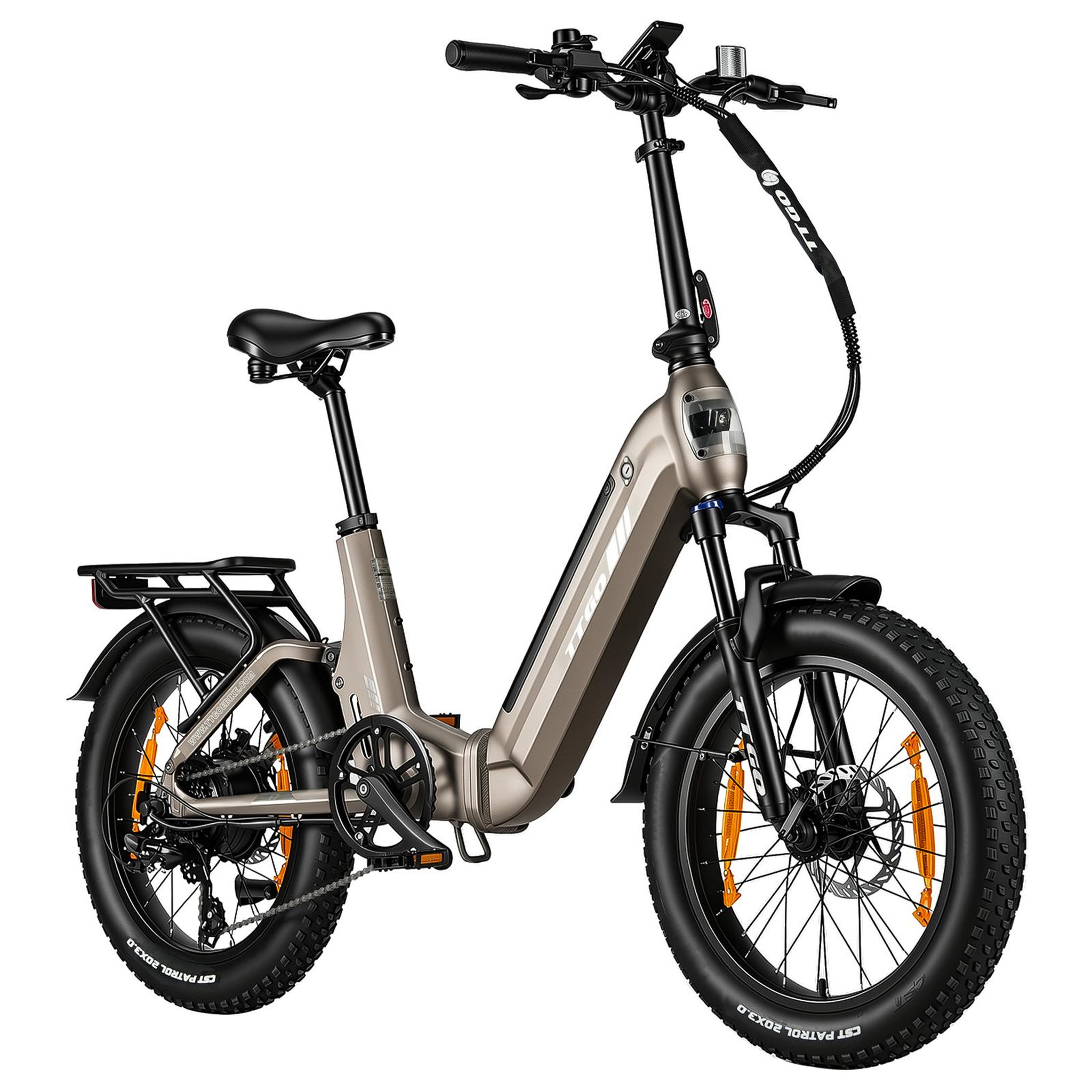 Voir la diapositive 4 : TTGO Vélo électrique pliant TTGO F7 250 W