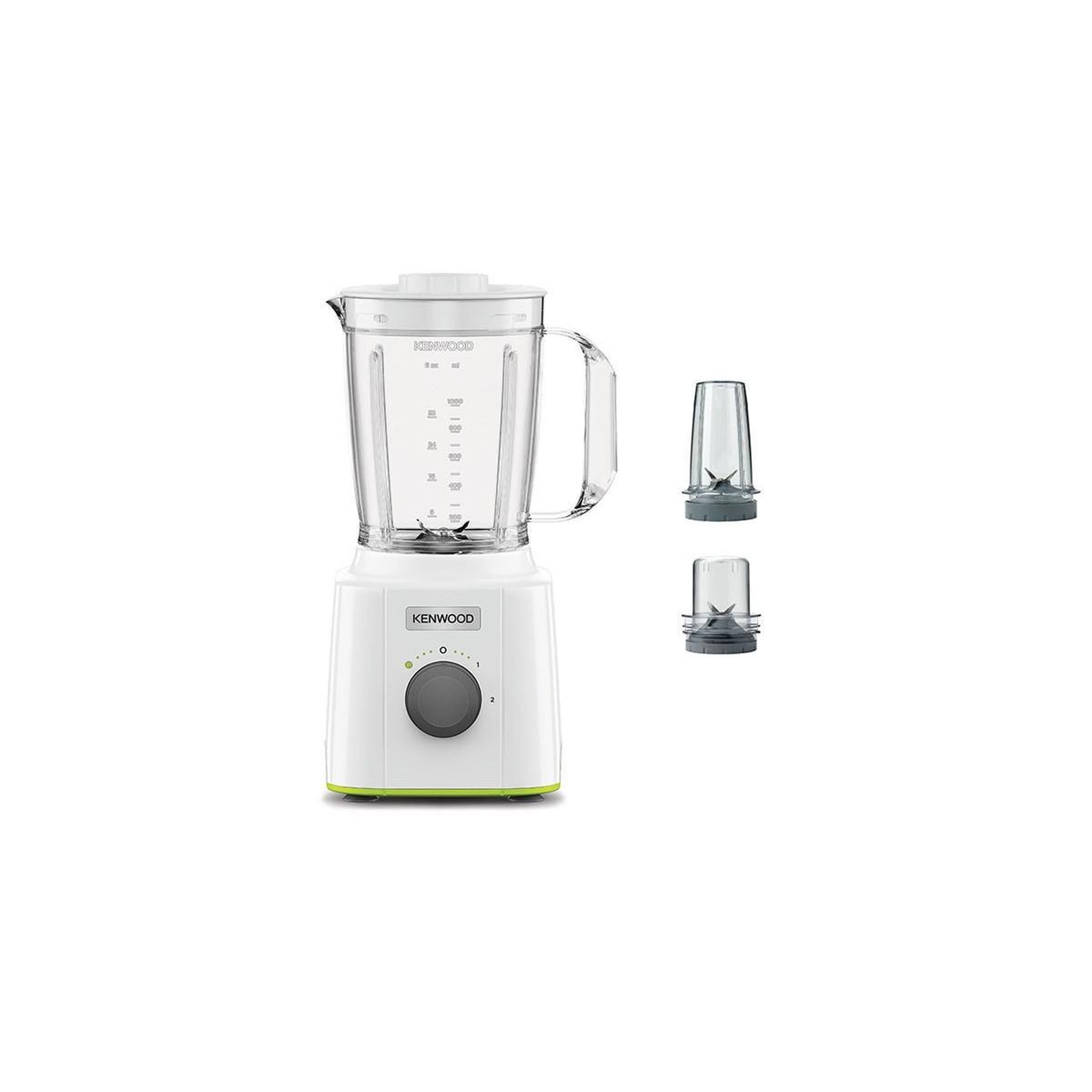 KENWOOD Blender kenwood blp31 avec bol en verre, 350 w, 1,6 l, 2 vitesses, blanc