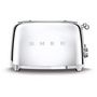 Voir la diapositive 2 : SMEG Grille-pain TSF03SSEU Toaster 4 tranches Chrome