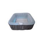 SUNSPA Spa gonflable 6 places carré - Sunspa - Bandeau LED inclus - Dimensions : 185 x 185 cm