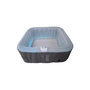 Voir la diapositive 1 : SUNSPA Spa gonflable 6 places carré - Sunspa - Bandeau LED inclus - Dimensions : 185 x 185 cm
