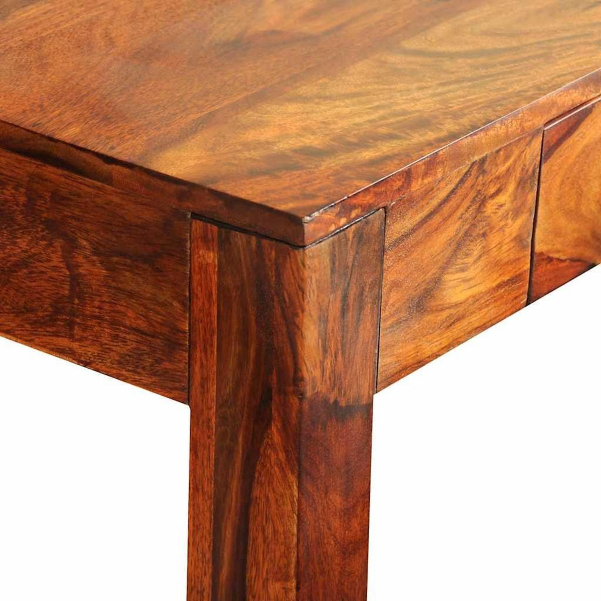 VIDAXL Table console avec 3 tiroirs 80 cm Bois massif