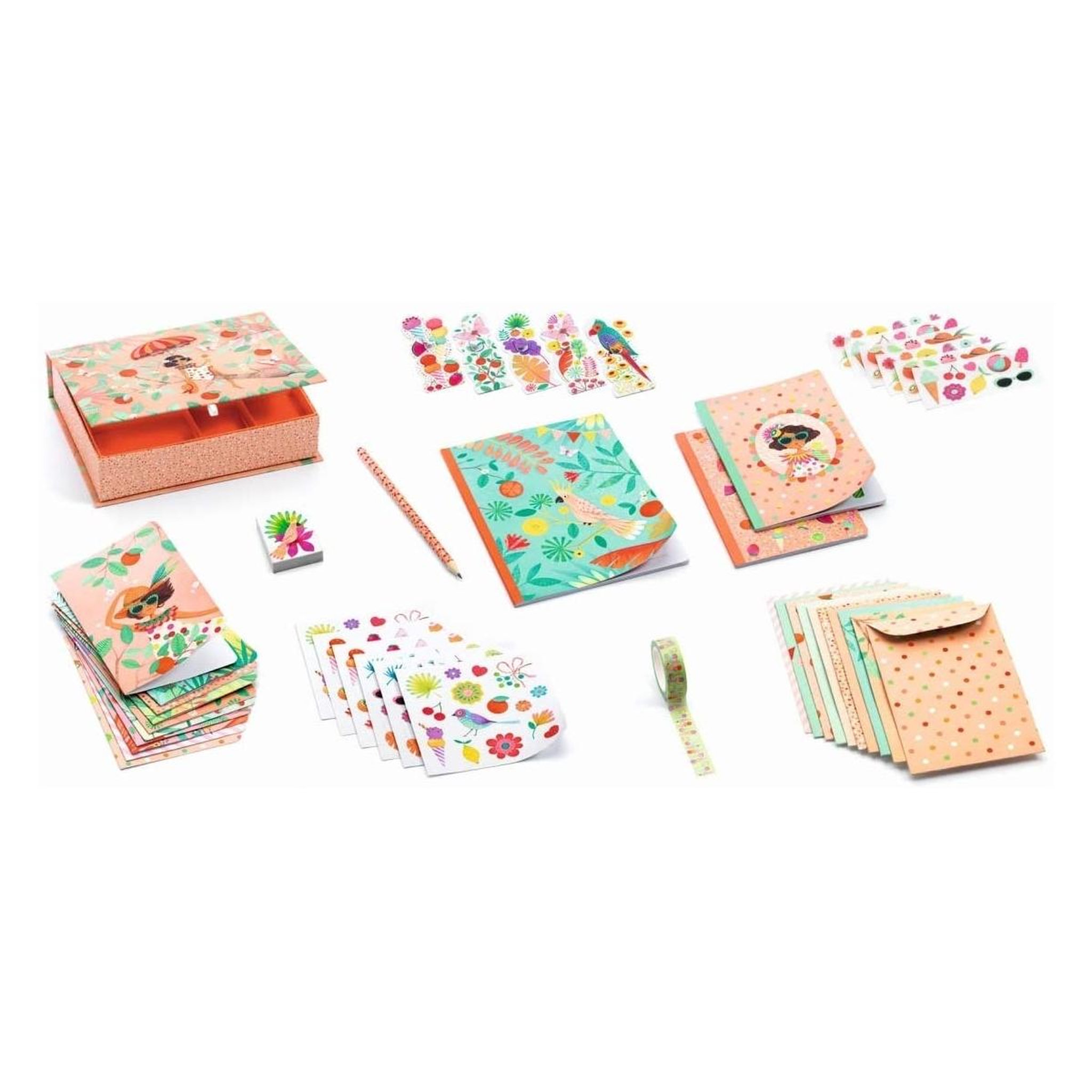 Djeco Coffret Boite a musique - Ma papeterie Marie