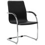 Voir la diapositive 1 : VIDAXL Chaise de bureau cantilever Noir Similicuir