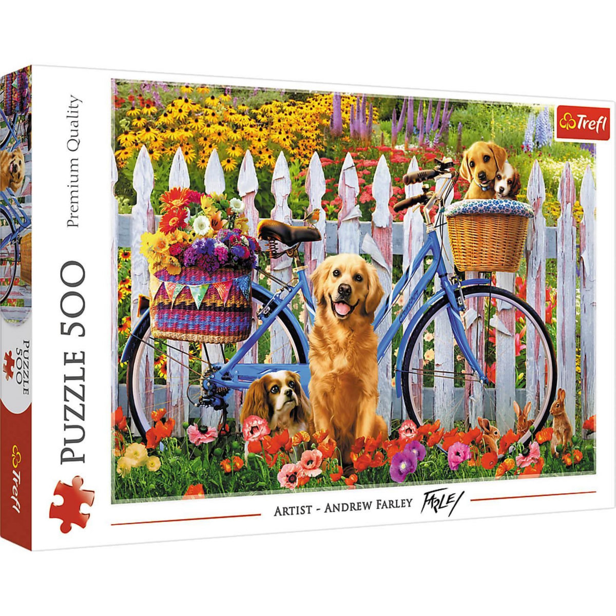 Trefl Puzzle 500 pièces : Aventure des chiots