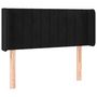 Voir la diapositive 3 : VIDAXL Tete de lit a LED Noir 83x16x78/88 cm Velours