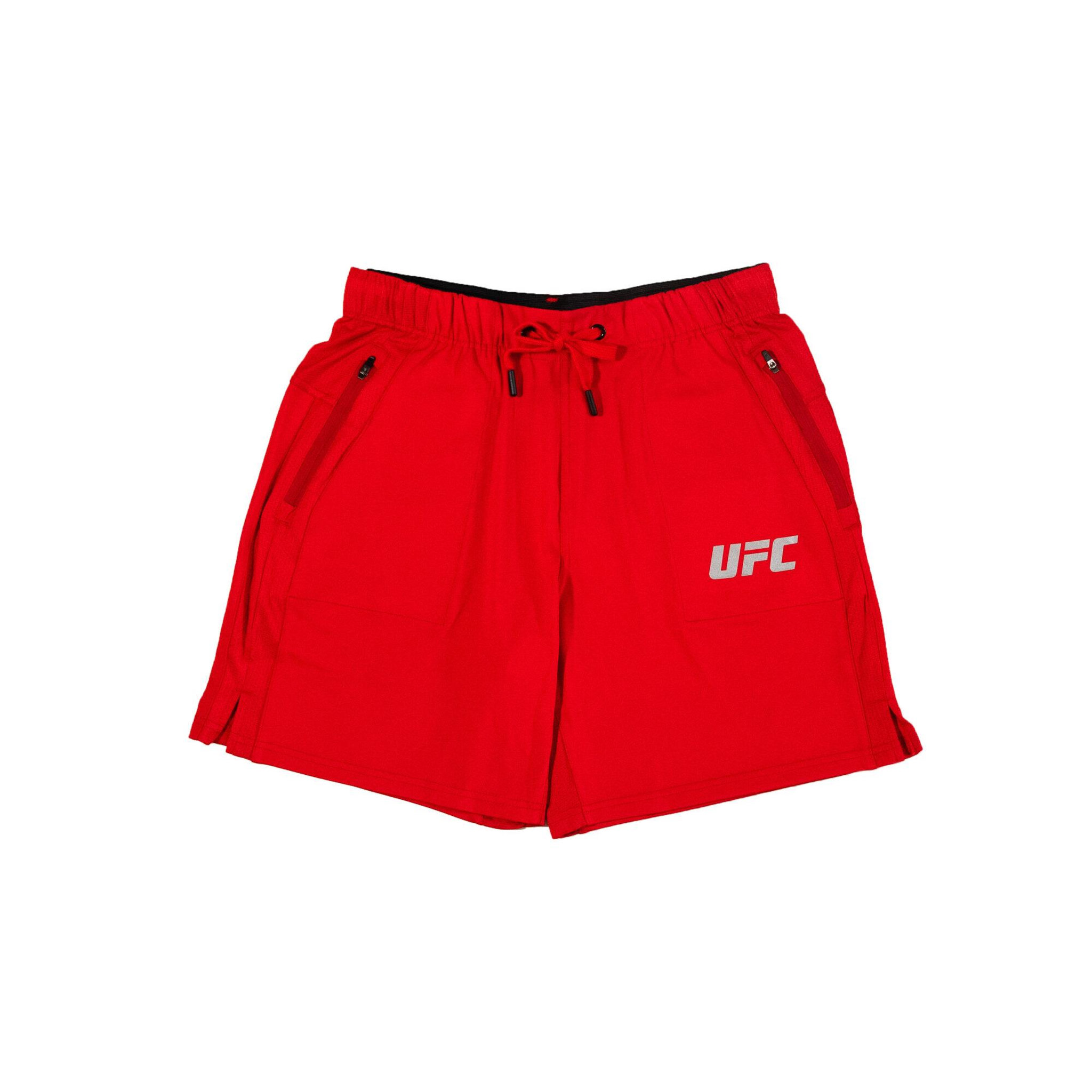Voir la diapositive 1 : UFC Short de sport et de fitness - Homme - UFC - Rouge - Taille XL