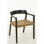 Voir la diapositive 2 : Paris Prix Chaise Design  Sungkai  71cm Noir