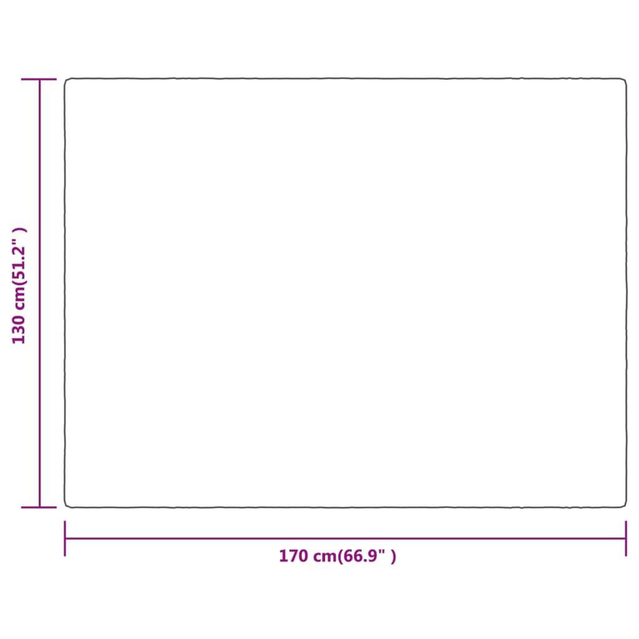 Voir la diapositive 5 : VIDAXL Couverture brume du desert 130x170 cm polyester