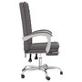 Voir la diapositive 4 : VIDAXL Fauteuil inclinable de bureau Gris Similicuir