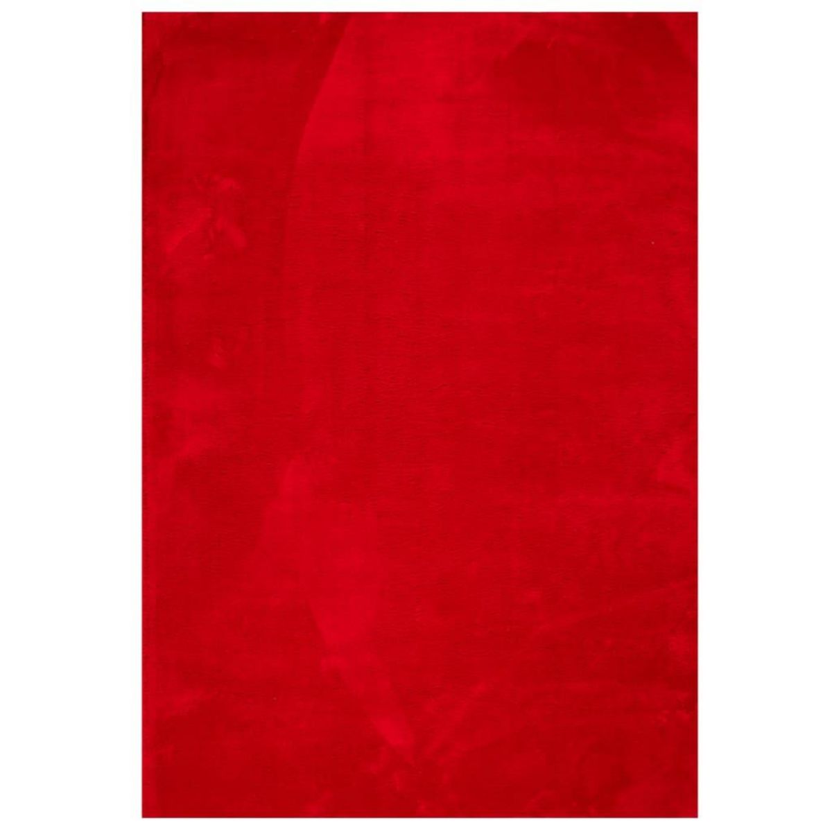 VIDAXL Tapis HUARTE a poils courts doux et lavable rouge 160x230 cm