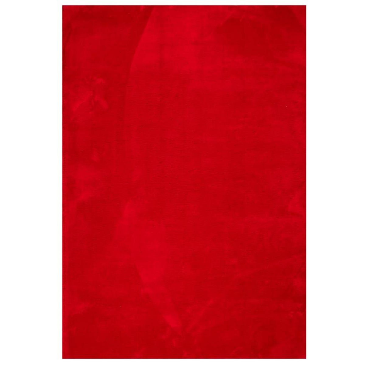 VIDAXL Tapis HUARTE a poils courts doux et lavable rouge 160x230 cm