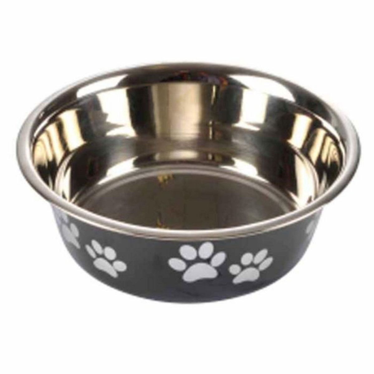 Paris Prix Gamelle pour Chien & Chat  Motifs Pattes  17cm Noir