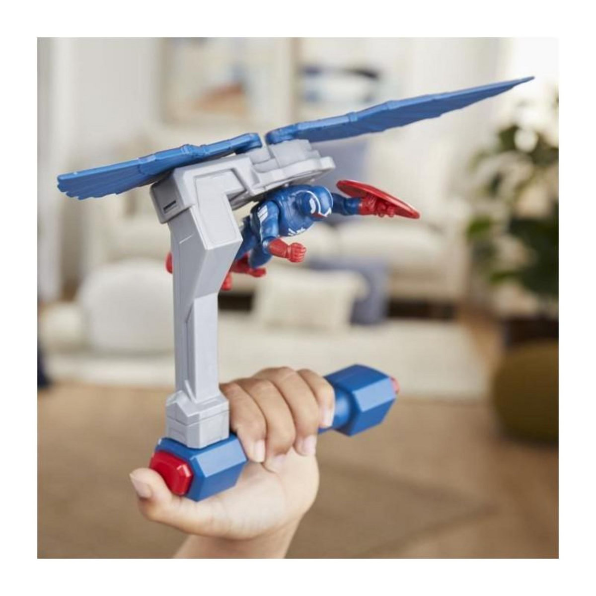 HASBRO Figurine Captain America Commandes de vol, Marvel Epic Hero Series Captain America: Brave New World, des 4 ans