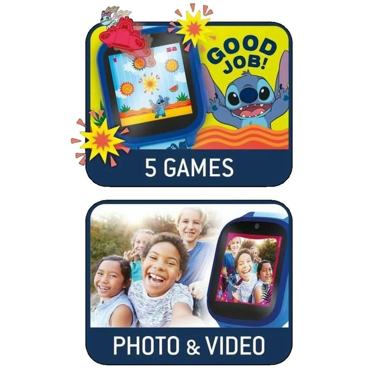 Liscianigiochi Appareil photo numérique Lisciani avec écran tactile bleu