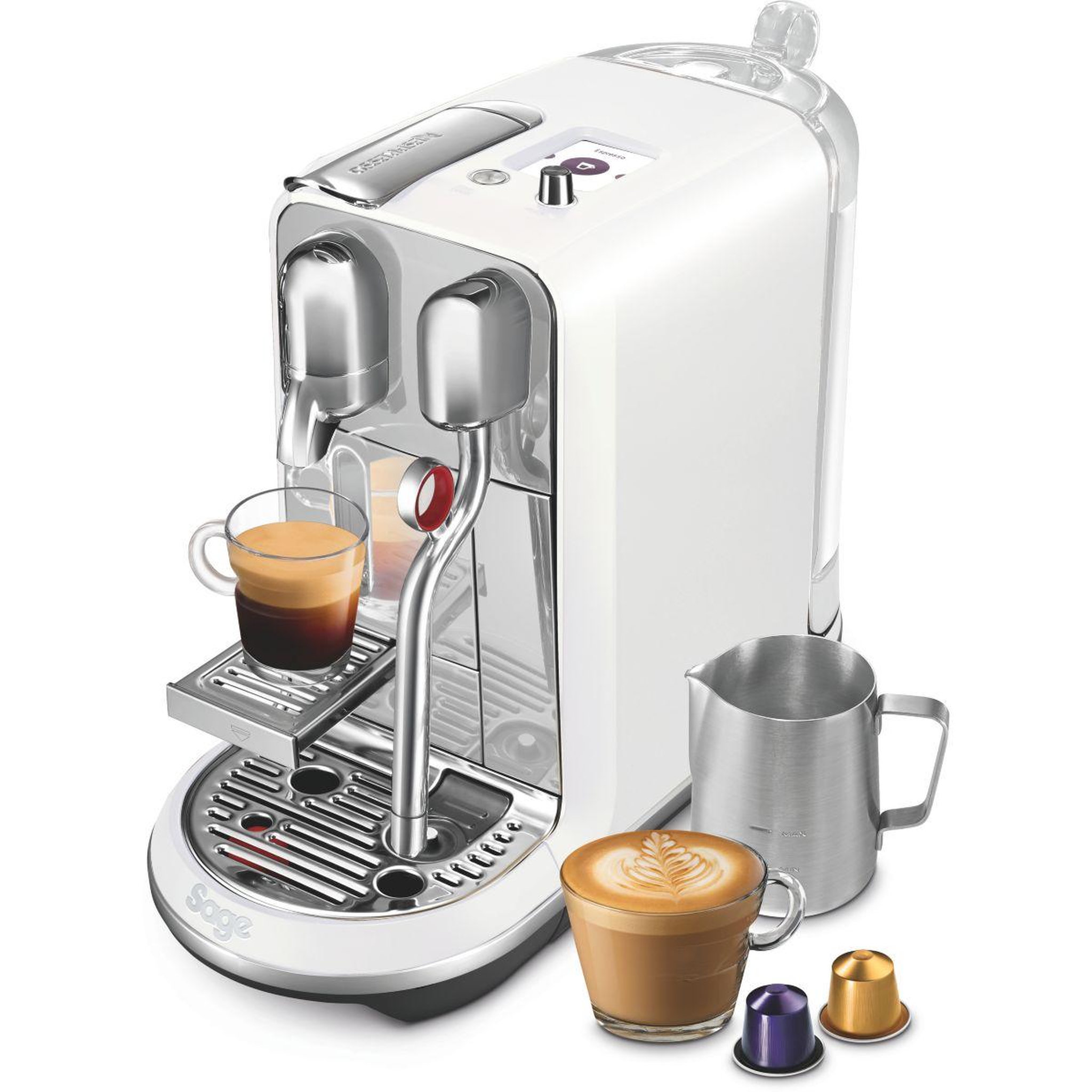 Voir la diapositive 3 : SAGE APPLIANCES Nespresso creatista plus sel de mer