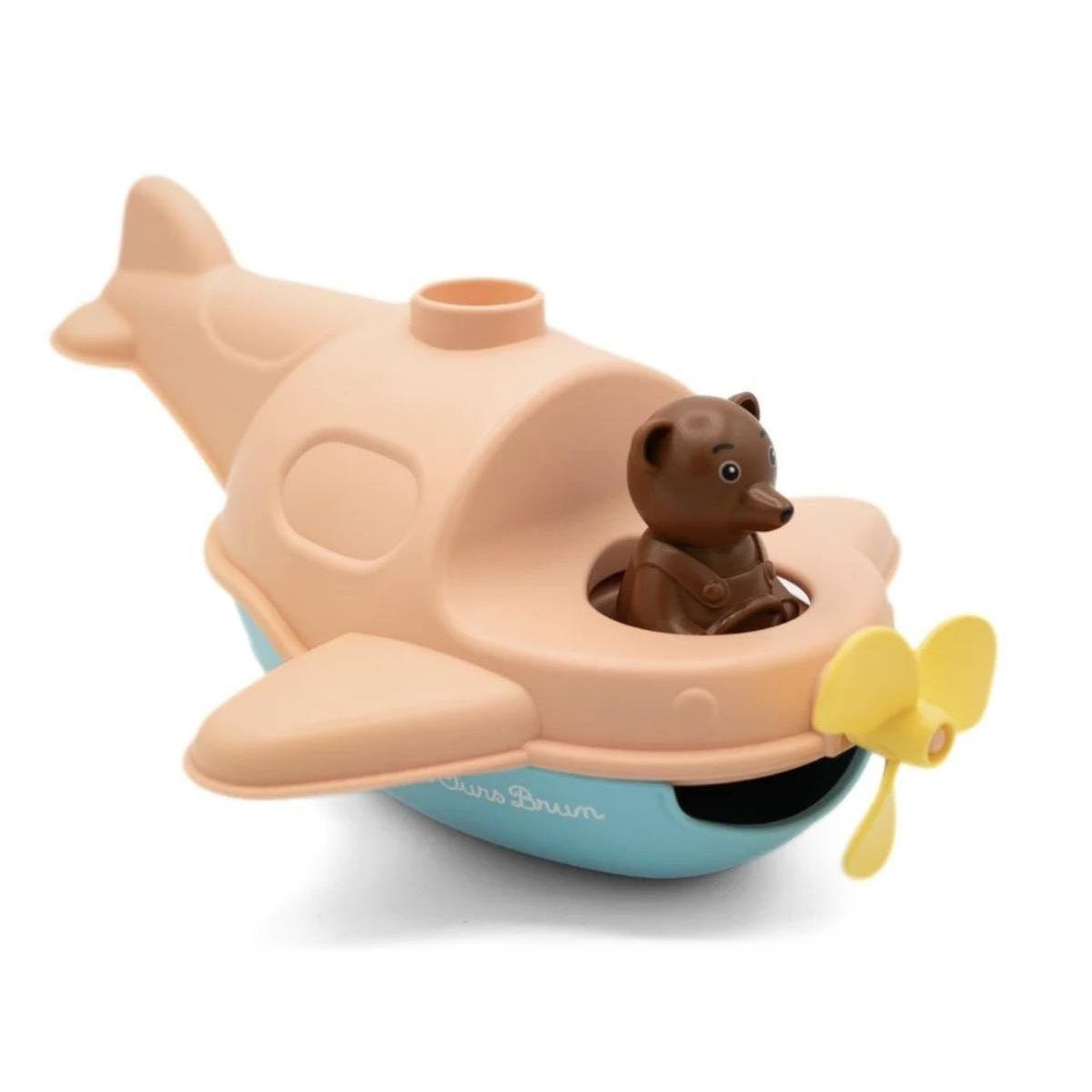 LE JOUET SIMPLE Hydravion 2 en 1 - Petit ours brun - Peche