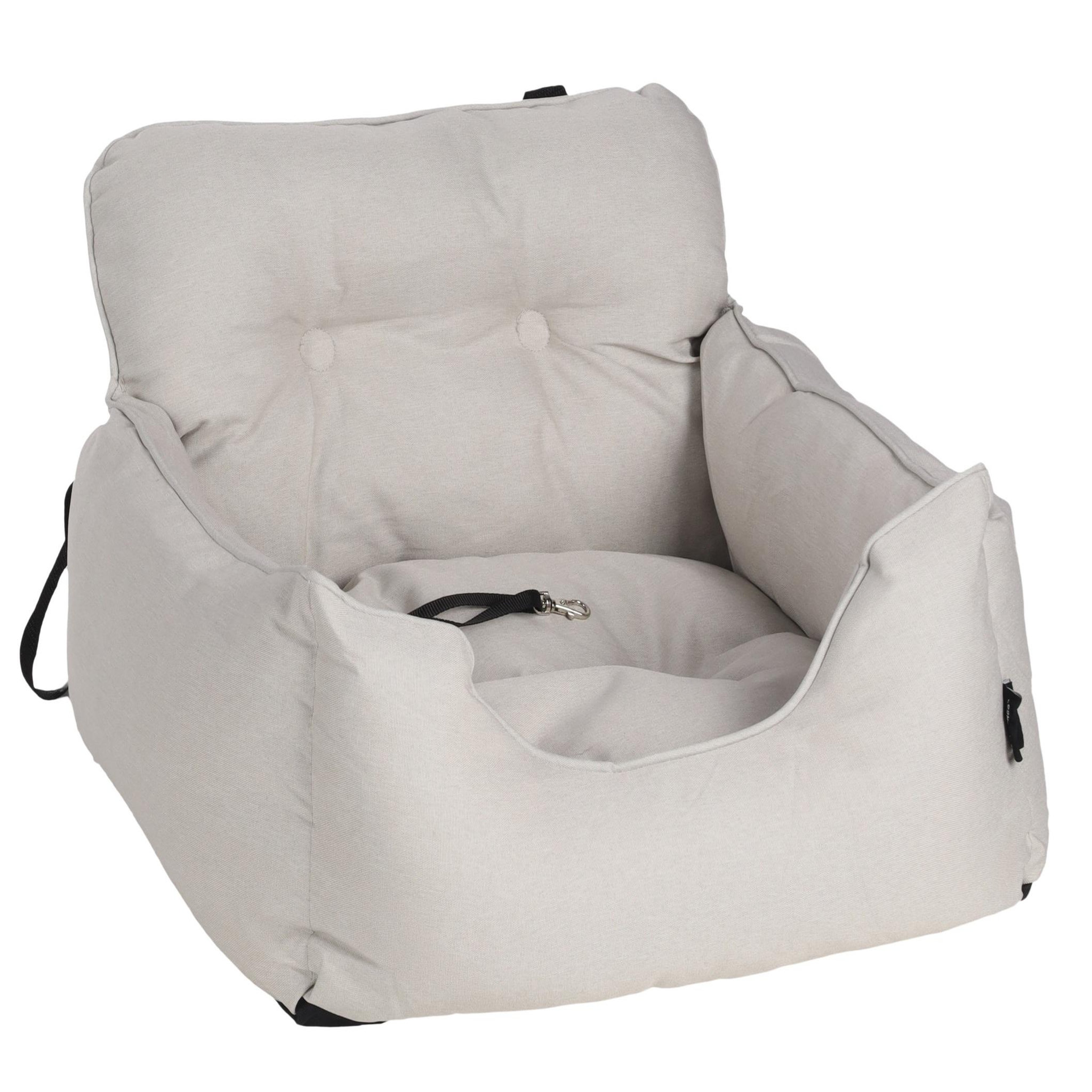 Voir la diapositive 2 : Eden Siege auto voiture pour chien blanc