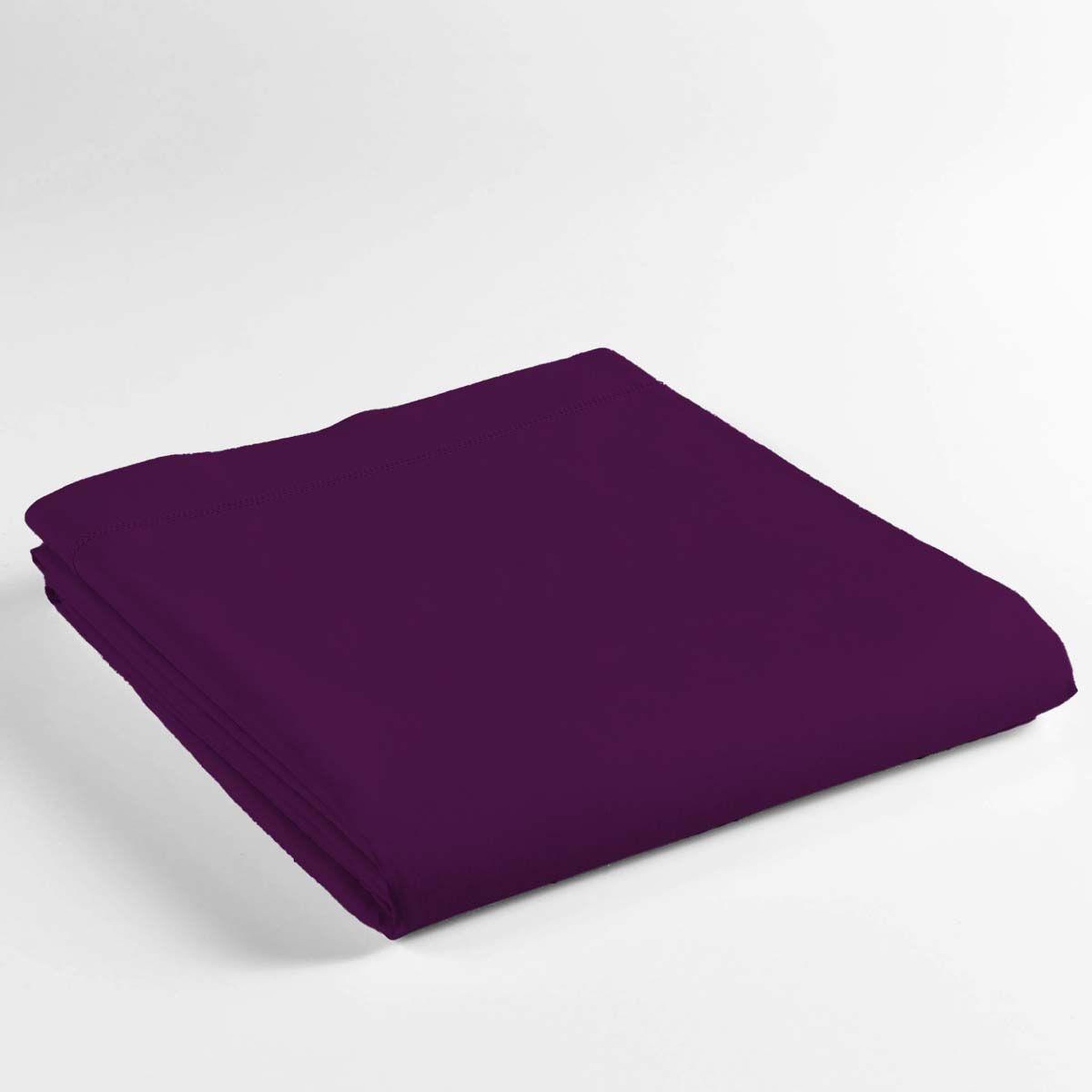 Voir la diapositive 3 : Douceur d'Intérieur Drap plat  lina  180x290cm myrtille