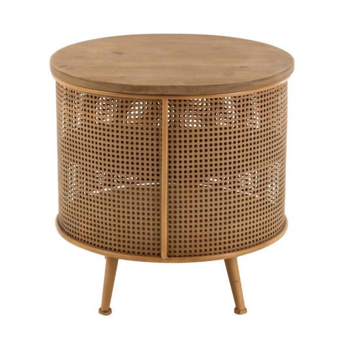 Paris Prix Table de Chevet en Bois  Lisea  60cm Marron