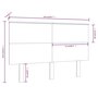 Voir la diapositive 6 : VIDAXL Tete de lit Blanc 144x6x82,5 cm Bois massif de pin